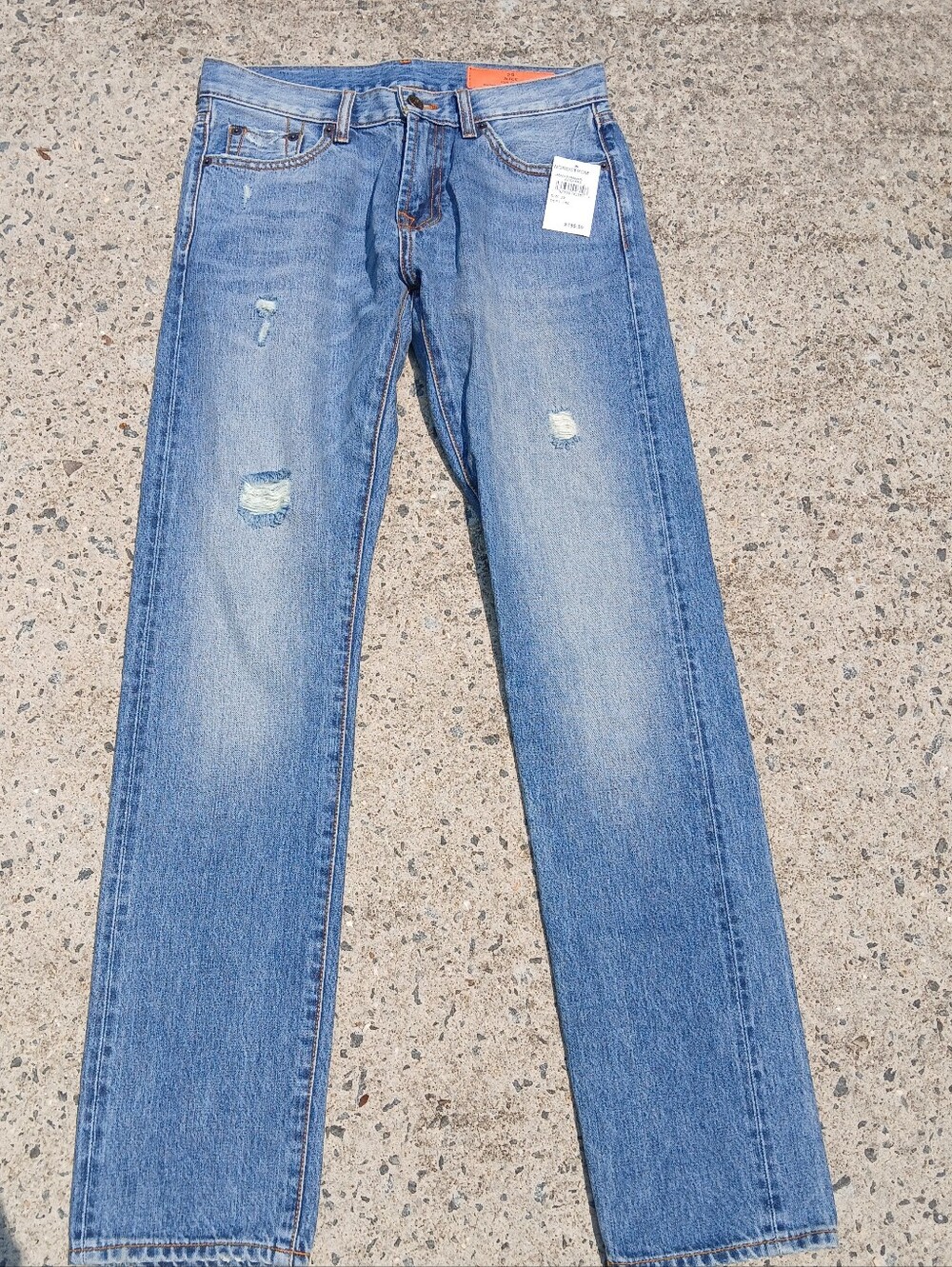 Jean Shop Mick Mens Blue Slim Fit Straight-Leg Jeans Size 29 NEW